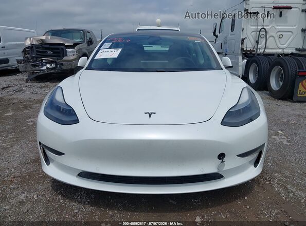 5YJ3E1EB8MF015383 2021 TESLA MODEL 3 White Вид щитка приладів