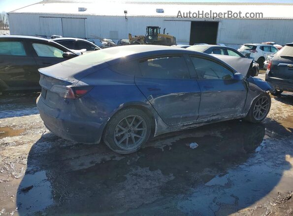 5YJ3E1EB8MF054958 2021 TESLA MODEL Blue Tył prawy