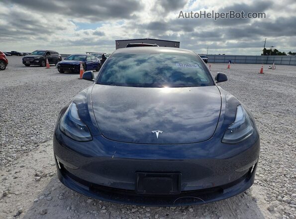 5YJ3E1EB8MF055690 2021 TESLA MODEL Gray Вид спереду