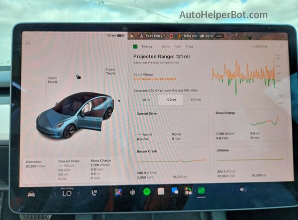 5YJ3E1EB8MF055690 2021 TESLA MODEL Gray Вид щитка приладів