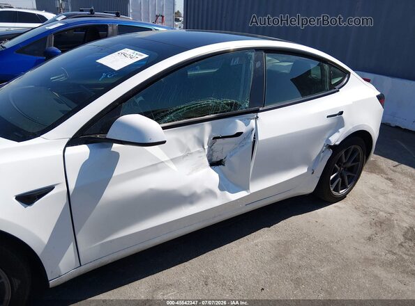 5YJ3E1EB8MF066821 2021 TESLA MODEL 3 White Vista frontal