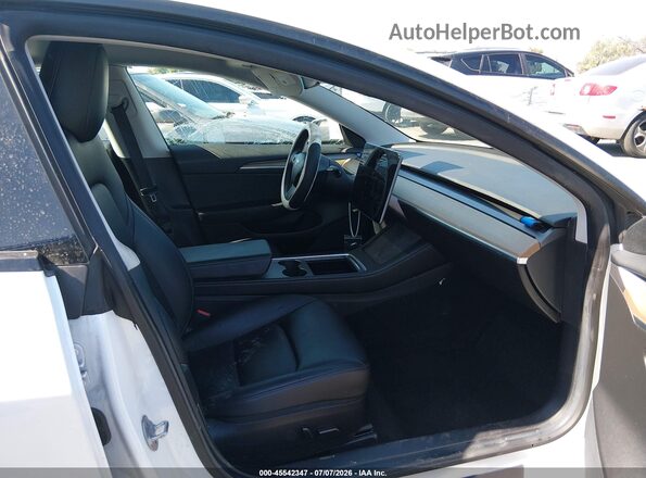 5YJ3E1EB8MF066821 2021 TESLA MODEL 3 White Vista interior delantera