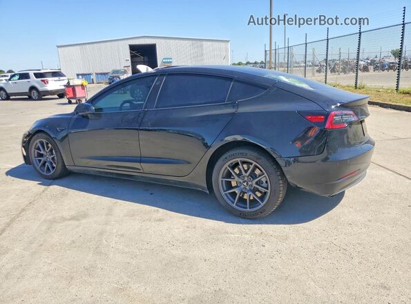 5YJ3E1EB8MF075552 2021 TESLA MODEL Black Հետևի ձախ