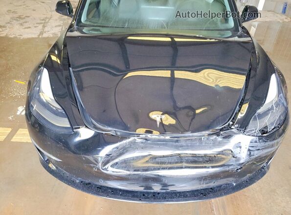 5YJ3E1EB8MF077544 2021 TESLA MODEL Черный Вид задней части салона