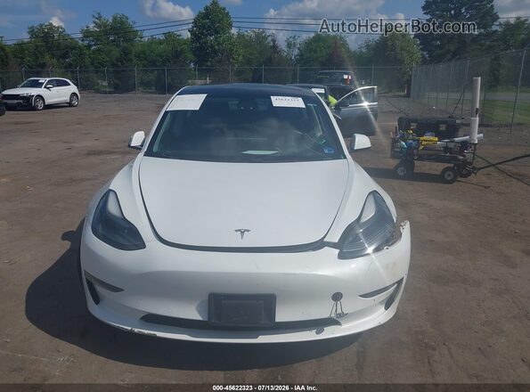 5YJ3E1EB8MF902014 2021 TESLA MODEL 3 White Vista del salpicadero