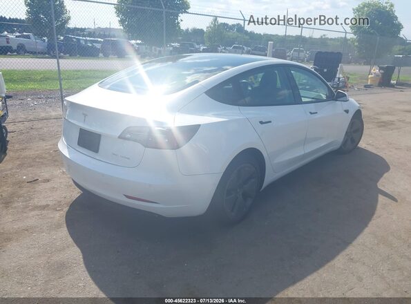 5YJ3E1EB8MF902014 2021 TESLA MODEL 3 White Trasero derecho
