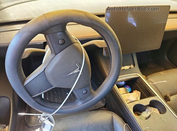 5YJ3E1EB8MF924482 2021 TESLA MODEL Синий Вид щитка приборов