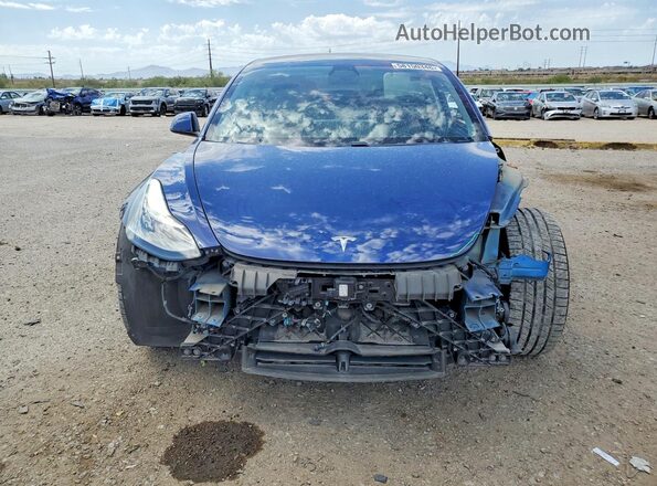 5YJ3E1EB8MF979823 2021 TESLA MODEL Blue Vista frontal