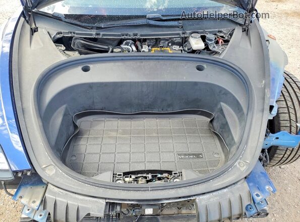 5YJ3E1EB8MF979823 2021 TESLA MODEL Blue Vista interior trasera