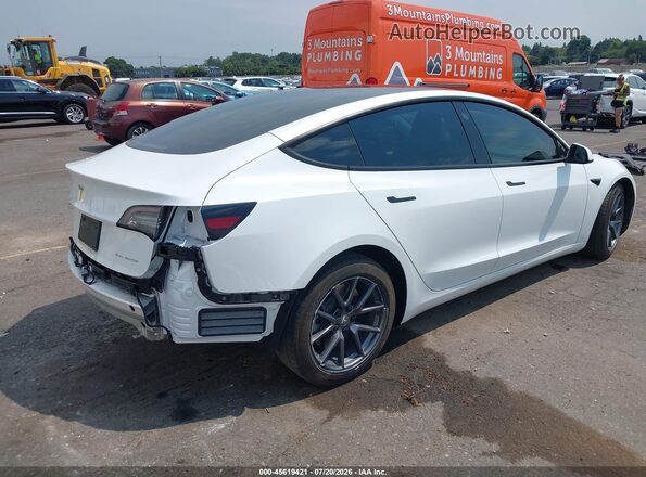 5YJ3E1EB8MF997982 2021 TESLA MODEL 3 White Задня права чверть