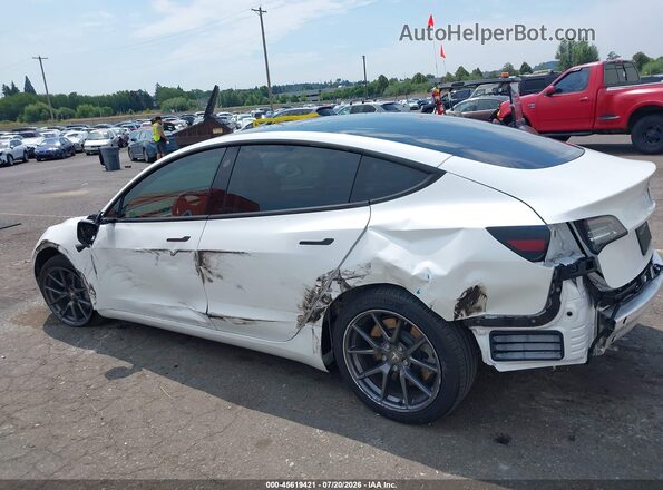 5YJ3E1EB8MF997982 2021 TESLA MODEL 3 White Задня ліва чверть