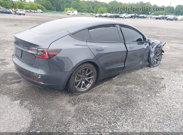 5YJ3E1EB8NF152793 2022 TESLA MODEL 3 Gray Trasero derecho