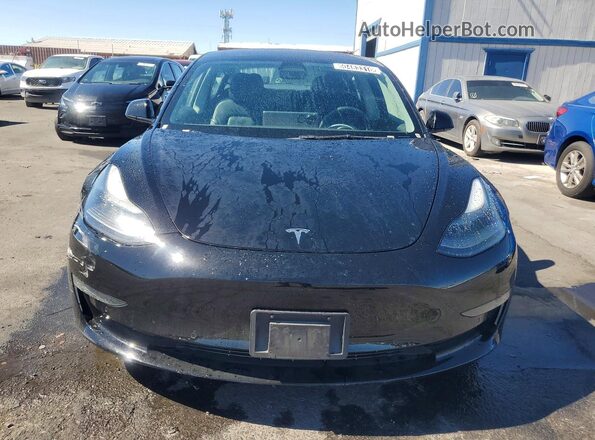 5YJ3E1EB8NF305124 2022 TESLA MODEL Black Widok z przodu