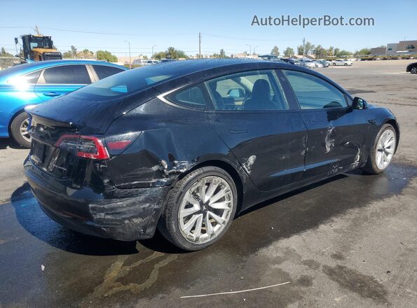 5YJ3E1EB8NF305124 2022 TESLA MODEL Black 