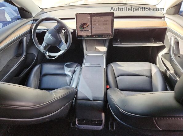 5YJ3E1EB8NF317869 2022 TESLA MODEL White წინა პანელის ხედი