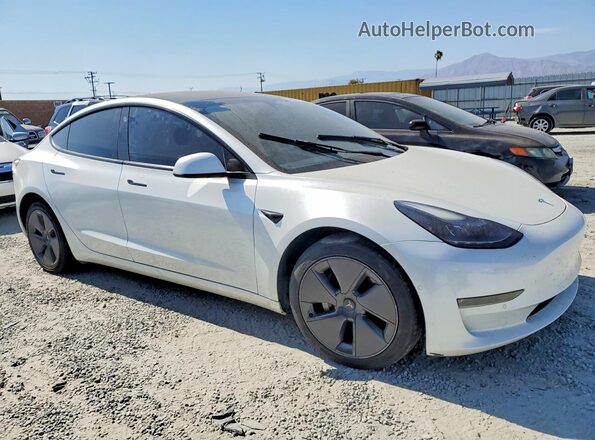 5YJ3E1EB8NF317869 2022 TESLA MODEL White წინა მარჯვენა