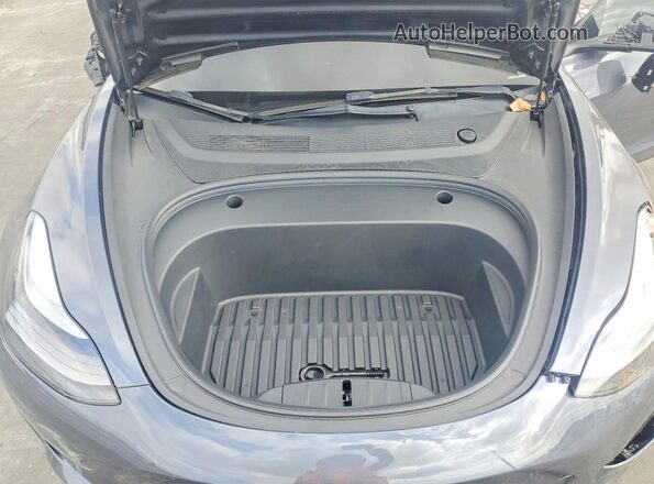 5YJ3E1EB8NF354985 2022 TESLA MODEL Gray Rear interior view