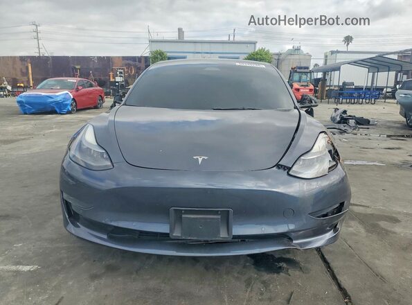 5YJ3E1EB8NF354985 2022 TESLA MODEL Gray Front view