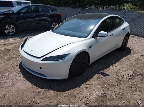 5YJ3E1EB8SF911955 2025 TESLA MODEL 3 White Przód lewy