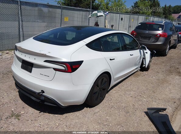5YJ3E1EB8SF911955 2025 TESLA MODEL 3 White Tył prawy