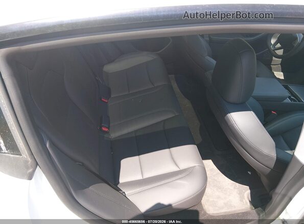 5YJ3E1EB8SF911955 2025 TESLA MODEL 3 White Widok naklejki z numerem VIN