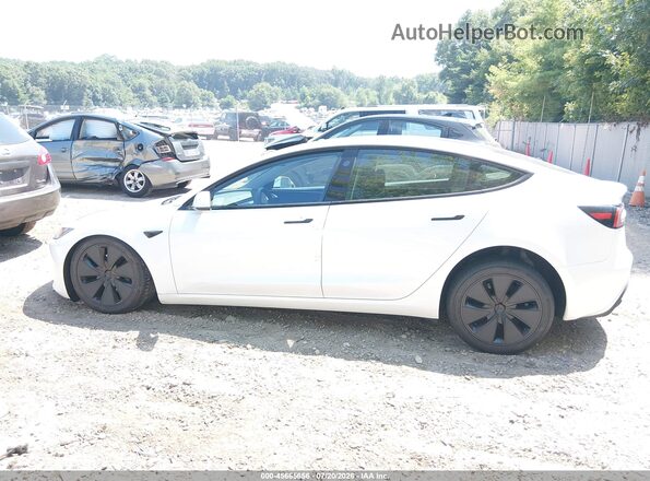 5YJ3E1EB8SF911955 2025 TESLA MODEL 3 White Widok wnętrza 360 stopni