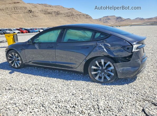 5YJ3E1EB8SF916086 2025 TESLA MODEL Charcoal Trasero izquierdo