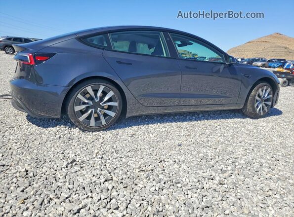 5YJ3E1EB8SF916086 2025 TESLA MODEL Charcoal Trasero derecho