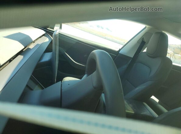 5YJ3E1EB8SF916086 2025 TESLA MODEL Charcoal Vista del cuadro de instrumentos