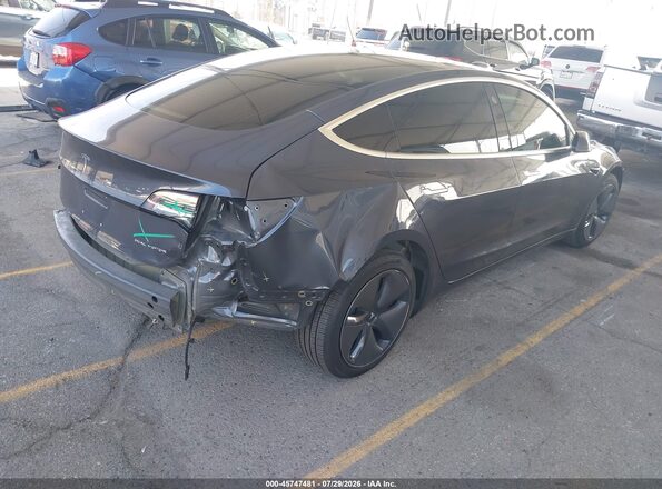 5YJ3E1EB9JF085650 2018 TESLA MODEL 3 Gray Հետևի աջ