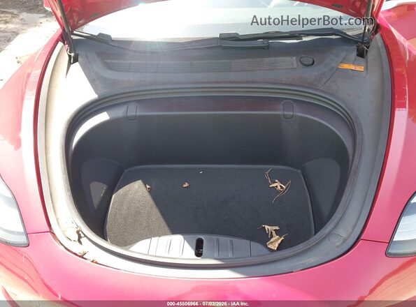 5YJ3E1EB9JF114838 2018 TESLA MODEL 3 Red Вид ззаду