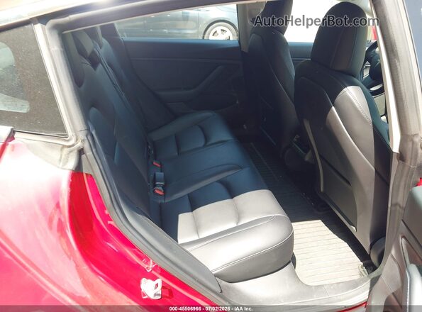 5YJ3E1EB9JF114838 2018 TESLA MODEL 3 Red Вид наклейки з VIN-кодом