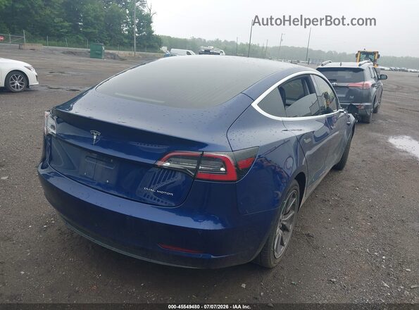 5YJ3E1EB9JF114953 2018 TESLA MODEL 3 Blue Հետևի աջ