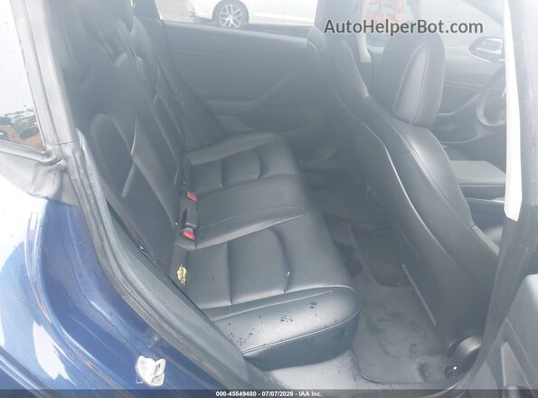 5YJ3E1EB9JF114953 2018 TESLA MODEL 3 Blue VIN կոդի պիտակի տեսք