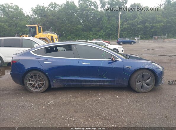 5YJ3E1EB9JF114953 2018 TESLA MODEL 3 Blue Սալոնի հետևի տեսք
