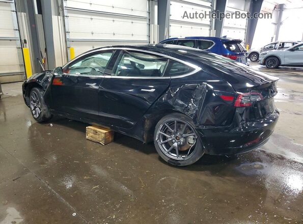 5YJ3E1EB9JF182170 2018 TESLA MODEL Black Rear left