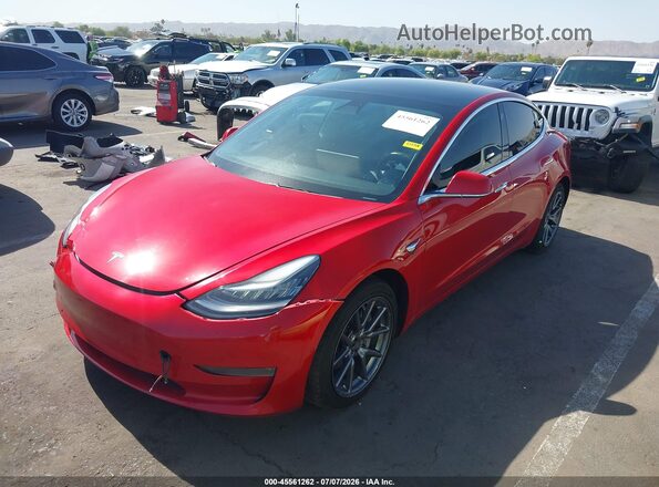 5YJ3E1EB9LF617126 2020 TESLA MODEL 3 Red Przód lewy