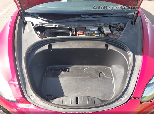5YJ3E1EB9LF617126 2020 TESLA MODEL 3 Red Widok z tyłu