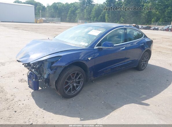 5YJ3E1EB9LF617448 2020 TESLA MODEL 3 Синий Передняя левая четверть