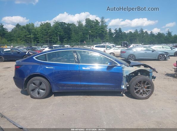 5YJ3E1EB9LF617448 2020 TESLA MODEL 3 Синий Вид задней части салона