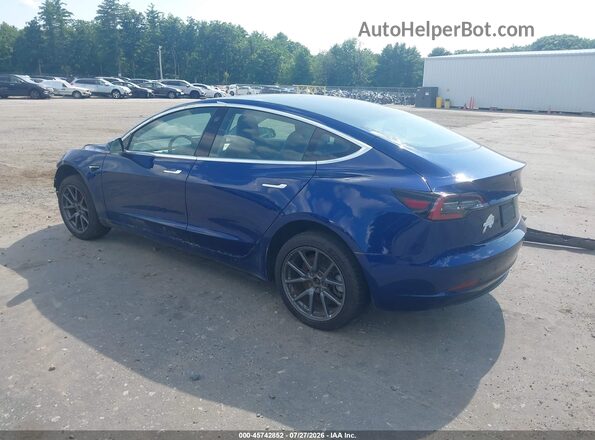 5YJ3E1EB9LF617448 2020 TESLA MODEL 3 Синий Задняя левая четверть