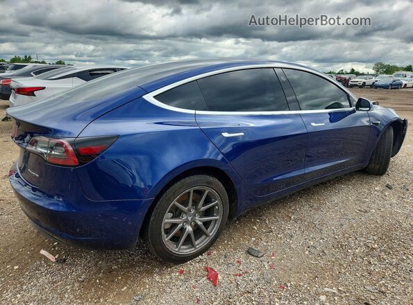 5YJ3E1EB9LF635741 2020 TESLA MODEL Blue Trasero derecho