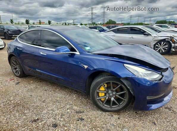 5YJ3E1EB9LF635741 2020 TESLA MODEL Blue Delantero derecho