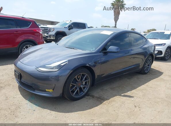 5YJ3E1EB9MF089170 2021 TESLA MODEL 3 Gray Przód lewy