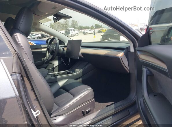 5YJ3E1EB9MF089170 2021 TESLA MODEL 3 Gray Widok wnętrza z przodu
