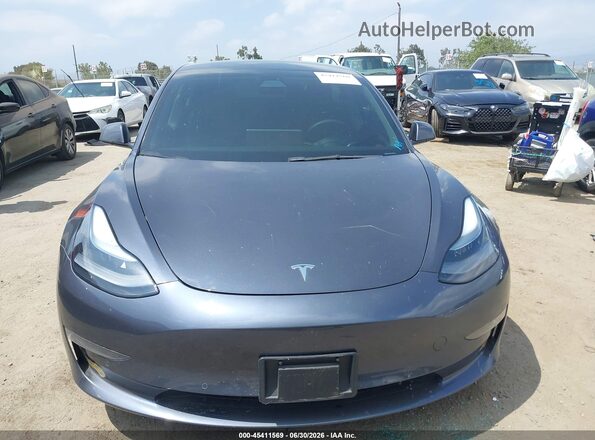 5YJ3E1EB9MF089170 2021 TESLA MODEL 3 Gray Widok zestawu wskaźników