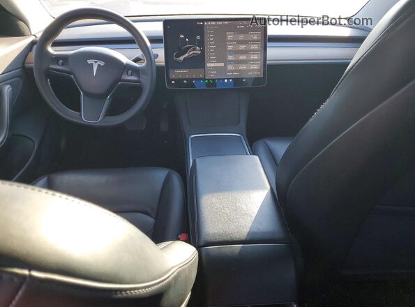 5YJ3E1EB9MF874661 2021 TESLA MODEL Blue Вид панелі приладів