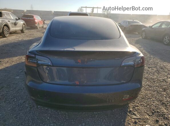 5YJ3E1EB9MF874661 2021 TESLA MODEL Blue Вид ззаду