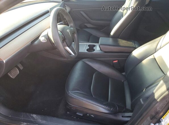 5YJ3E1EB9MF874661 2021 TESLA MODEL Blue Вид салону спереду
