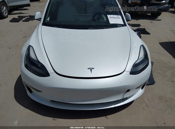 5YJ3E1EB9NF103750 2022 TESLA MODEL 3 White Вид ззаду